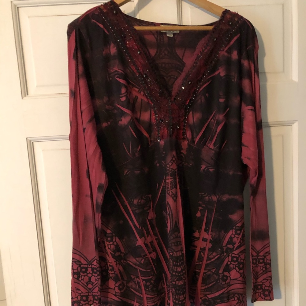 3X One World LS Top